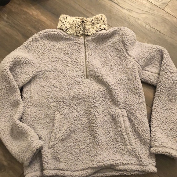 chunky fleece pullover
